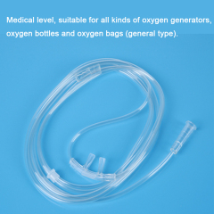 Universal Disposable High Flow Nasal Oxygen Cannula, PVC Nasal Oxygen Tube, Oxygen Hose Tubing with Tapered Nasal Prongs