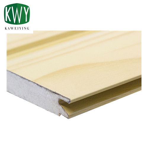 Light Gray Flat Pattern PU Sandwich Wall Panel
