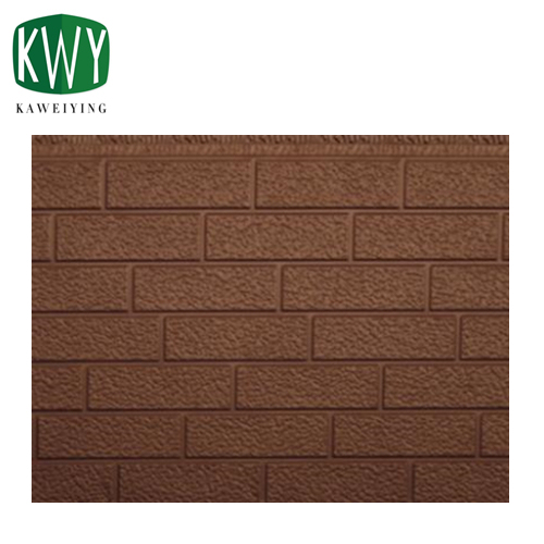 Brown Sand PU Sandwich Wall Panel