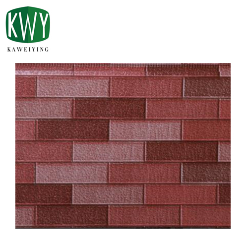 Vertical Three-Color Brick PU Sandwich Wall Panel