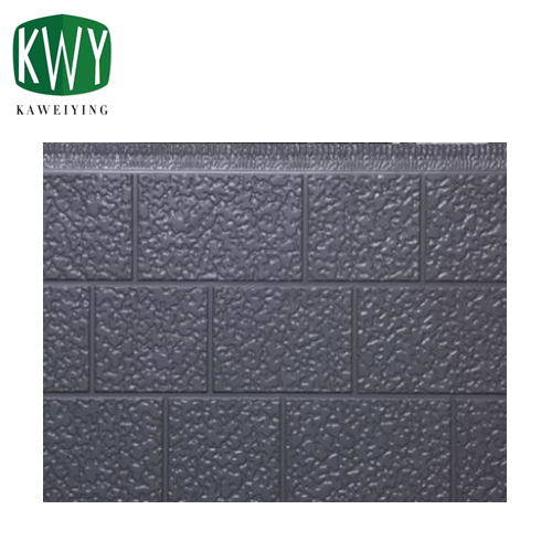 Dark Gray PU Sandwich Wall Panel