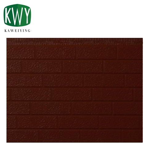 Brick Red PU Sandwich Wall Panel