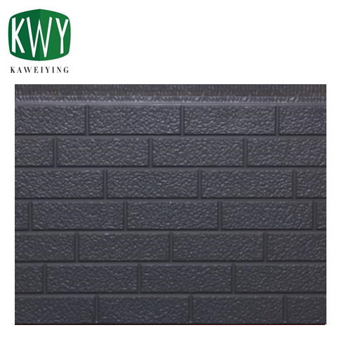 Dark Gray PU Sandwich Wall Panel