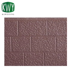 Light Brown Sand PU Sandwich Wall Panel
