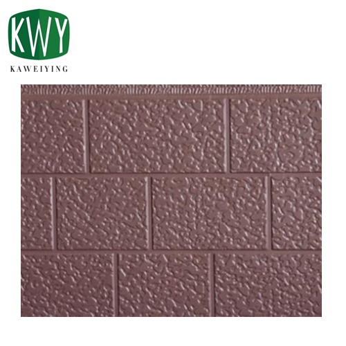 Light Brown Sand PU Sandwich Wall Panel