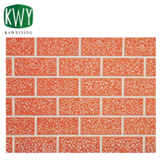 Angel White Roll Orange Red PU Sandwich Wall Panel