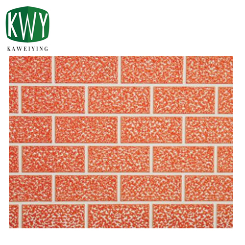 Angel White Roll Orange Red PU Sandwich Wall Panel
