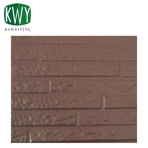 Brown Sand PU Sandwich Wall Panel