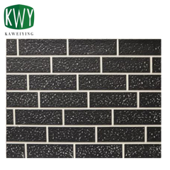Ivory White Roll Dark Gray PU Sandwich Wall Panel