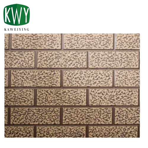 Brown Sand Roll Khaki PU Sandwich Wall Panel
