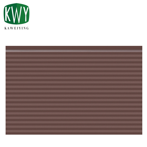 Brown Sand Corrugated Pattern PU Sandwich Wall Panel