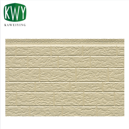 Desert Yellow Rough-Grained Brick PU Sandwich Wall Panel