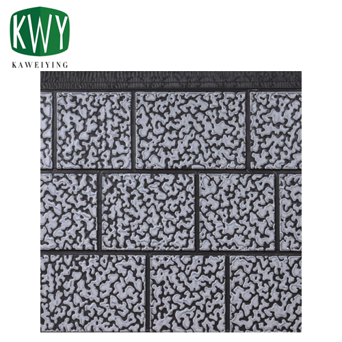 Gray Roll Angle White PU Sandwich Wall Panel