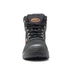Men Nubuck Leather PU Outsole Safety Shoes