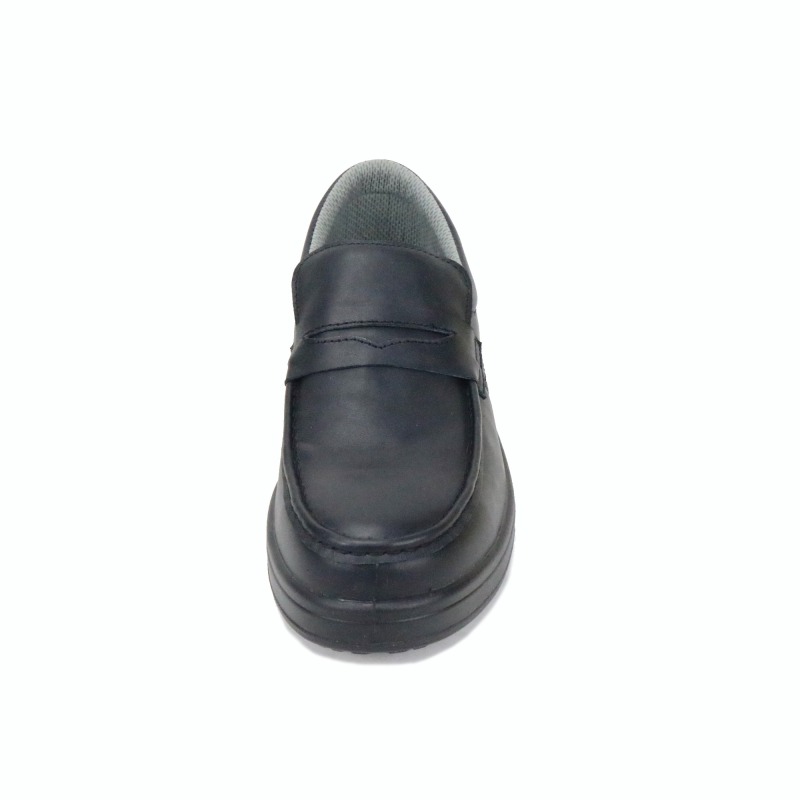 Non Lace Elegant Decent Design Geniune Leather Official Use Safety Shoes