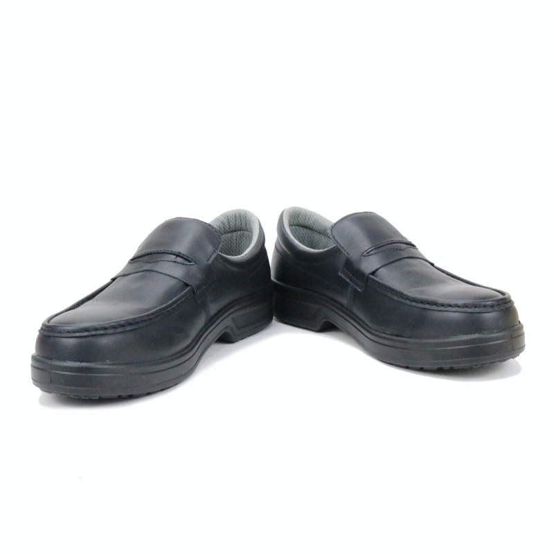 Non Lace Elegant Decent Design Geniune Leather Official Use Safety Shoes