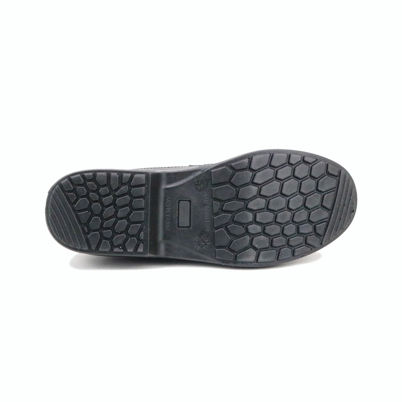 Non Lace Elegant Decent Design Geniune Leather Official Use Safety Shoes