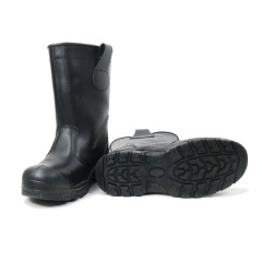 High Cut Cow Leather Safety Boots