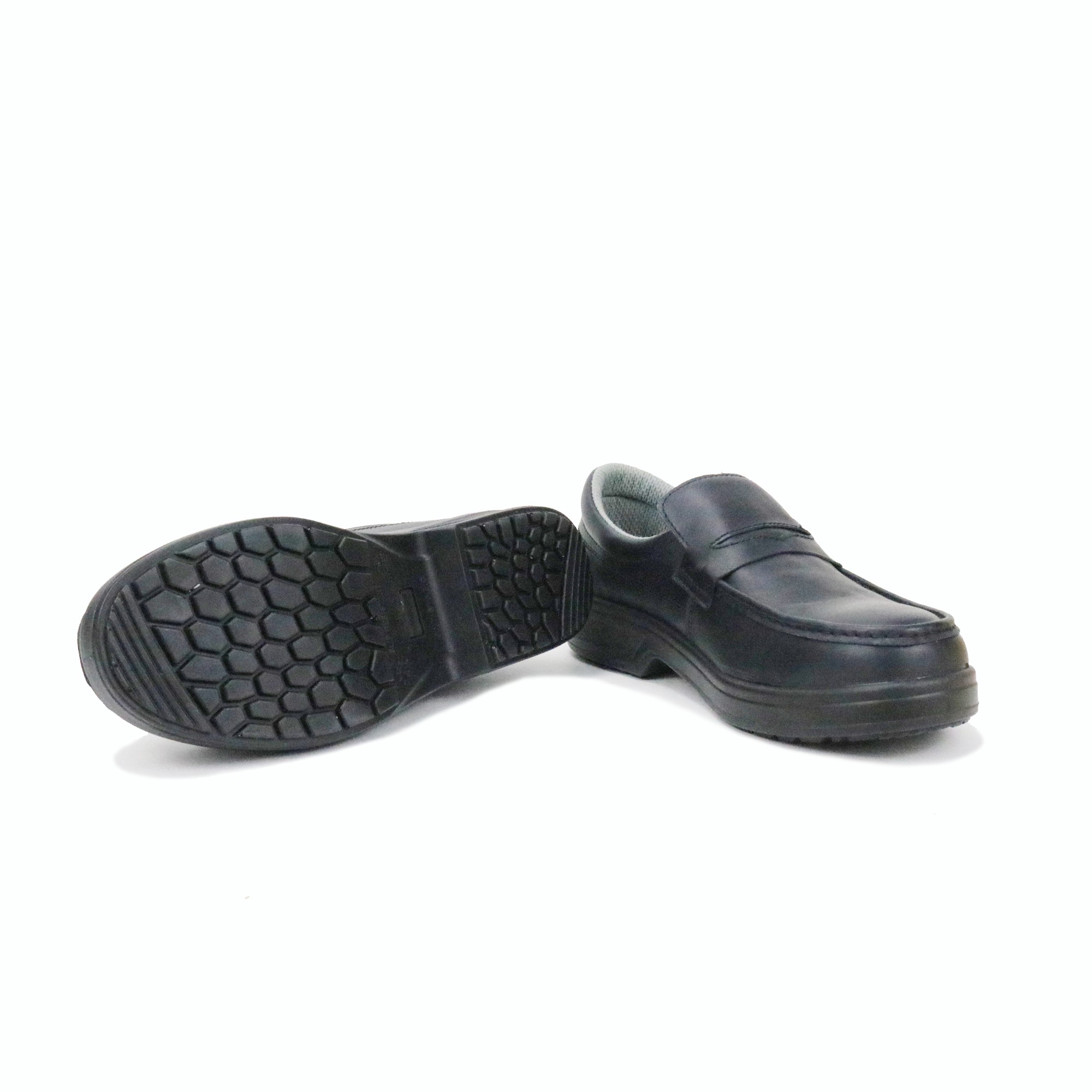 Non Lace Elegant Decent Design Geniune Leather Official Use Safety Shoes