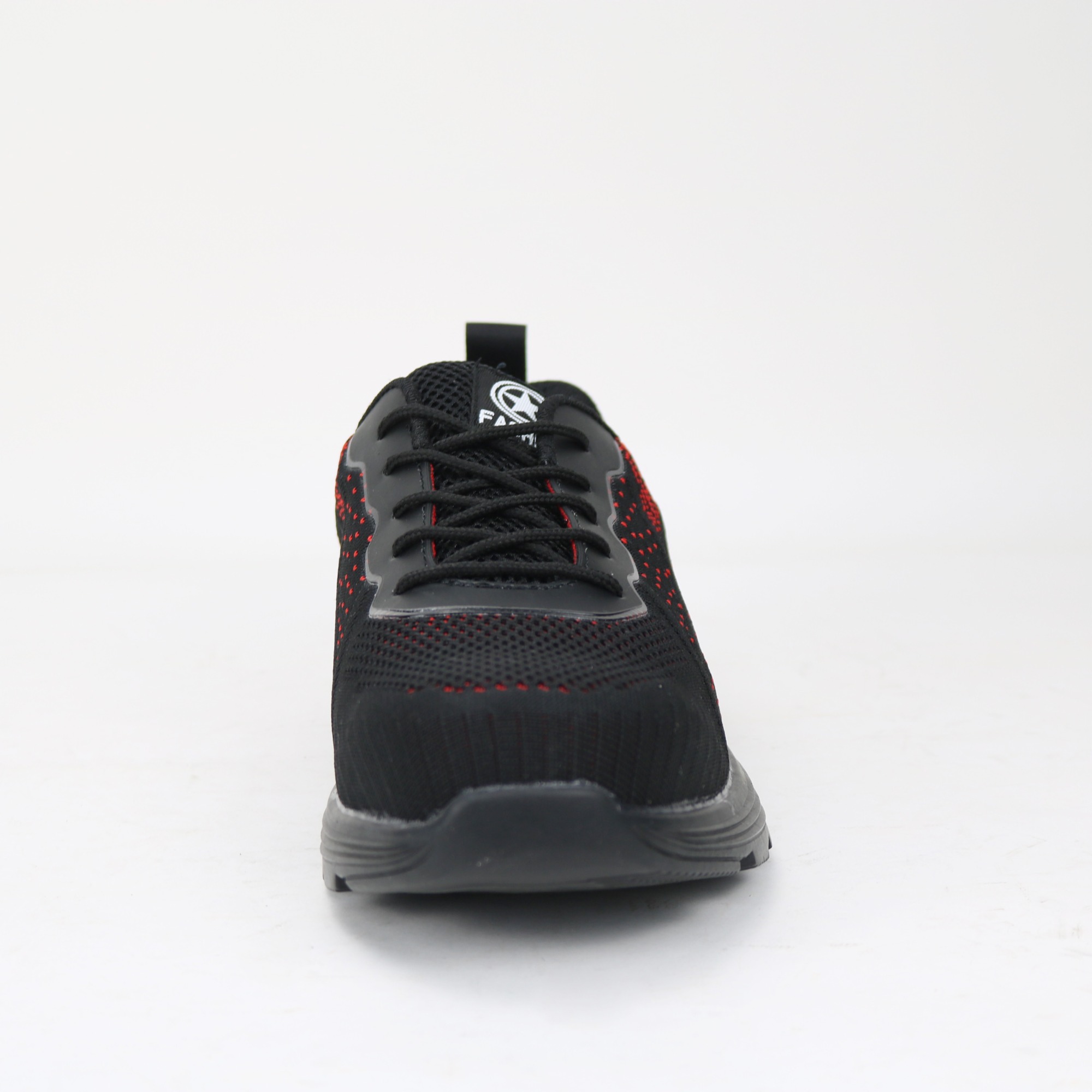 Spots Style Fly Knit Fabric Lightweight Breathable Safety Shoes