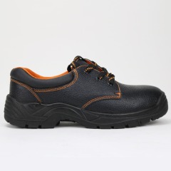 Low Cut Genuine Leather Industrial Work Protective Safety Shoes