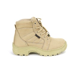 Middle Cut Durable Rubber Outsole Safety Shoes