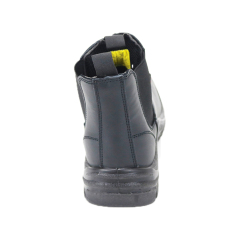 Non Lace Design Genuine Leather Industrial Protective Safety Boots