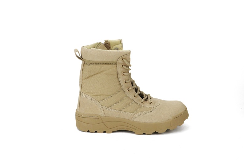 High Ankle Microfiber Leather Desert Safety Boots