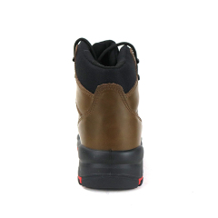 High Quality Crazy Horse PU/Rubber Mid Cut Safety Shoes