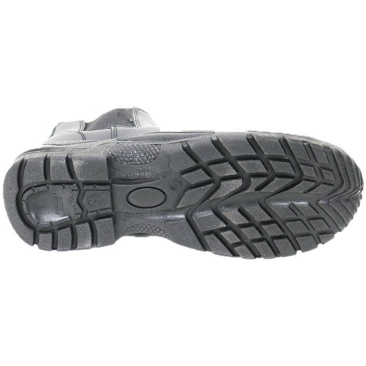 Non Lace Design Genuine Leather Industrial Protective Safety Boots