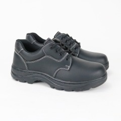 Rubber Outsole Co Leather Safety Shoes