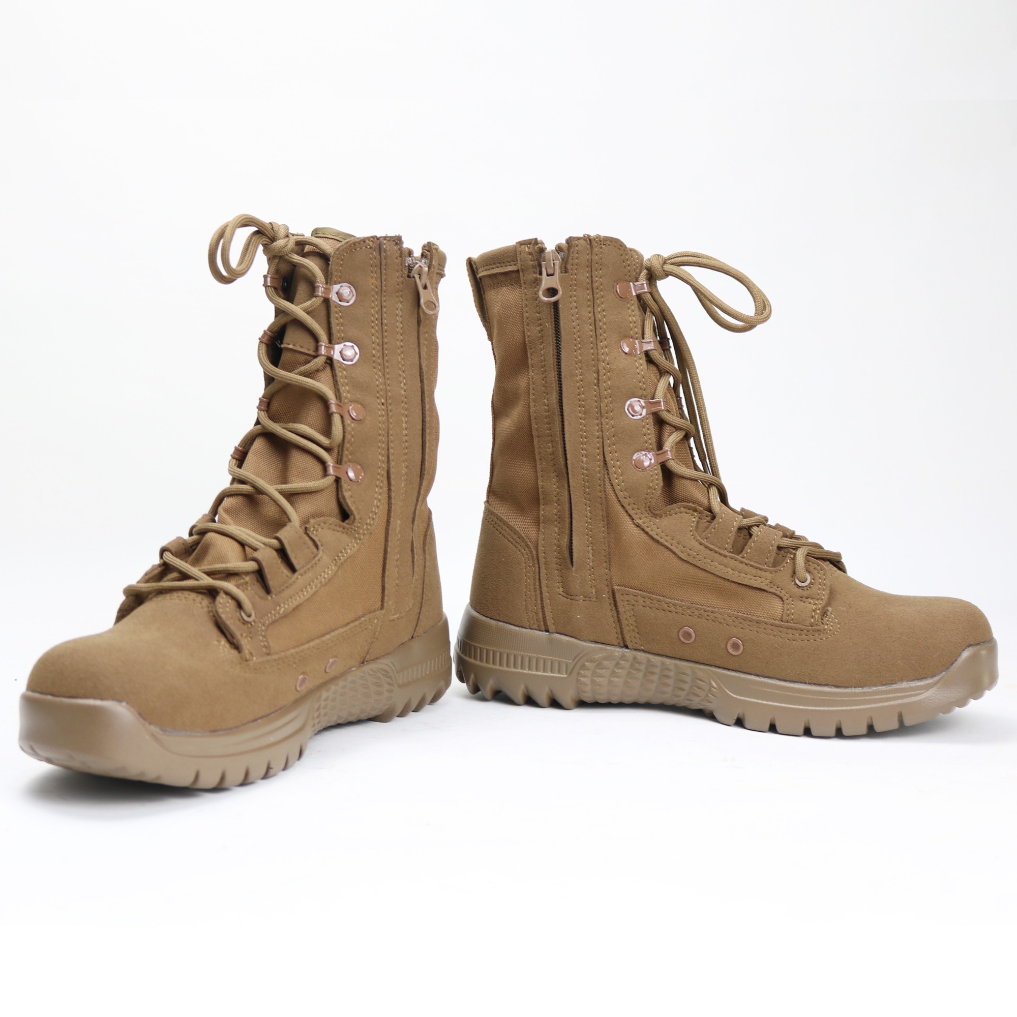 High Cut Zip Sytem Traning Activities Protective Safety Boots