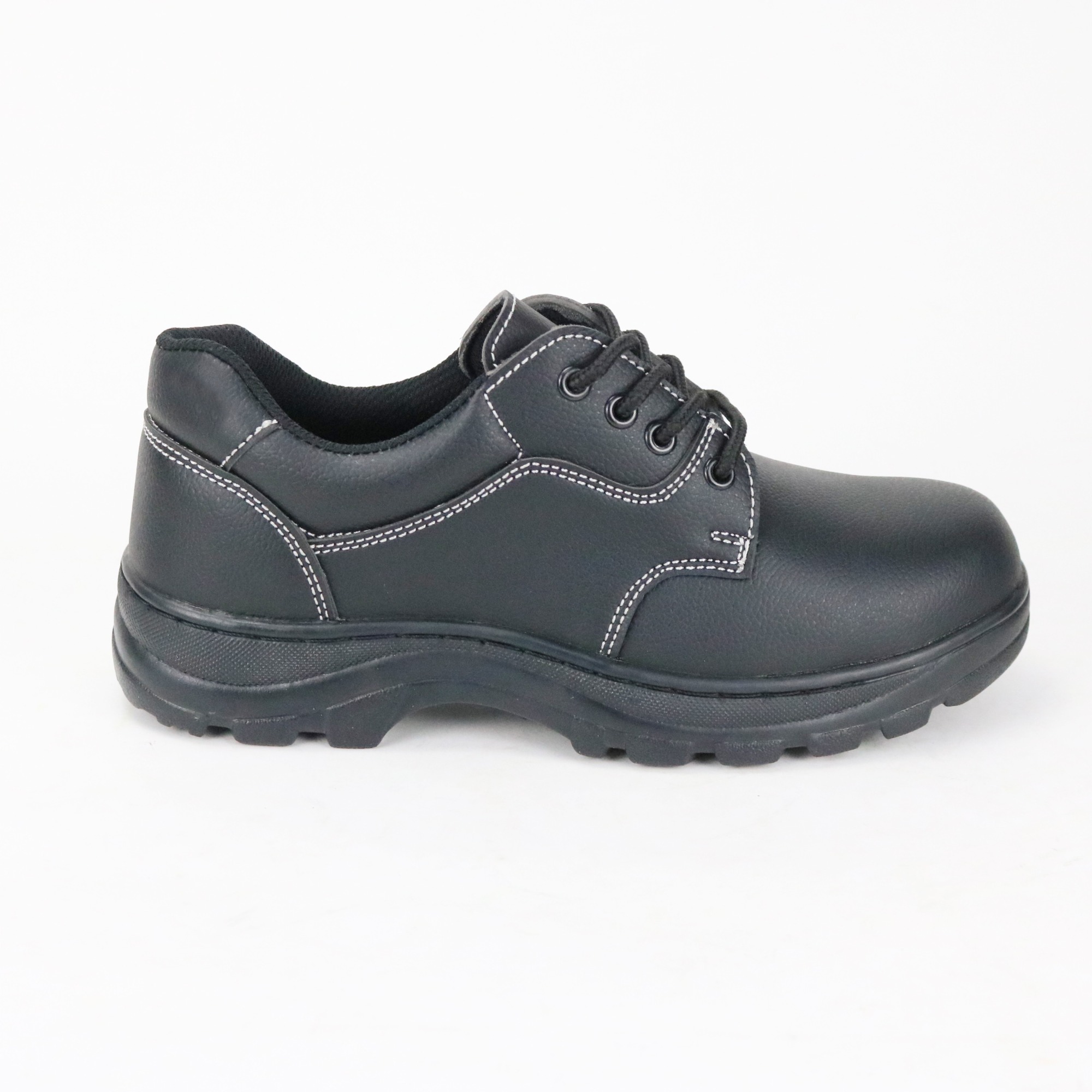 Rubber Outsole Co Leather Safety Shoes