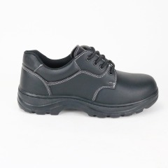 Rubber Outsole Co Leather Safety Shoes