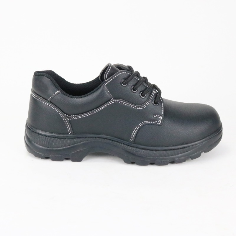 Rubber Outsole Co Leather Safety Shoes