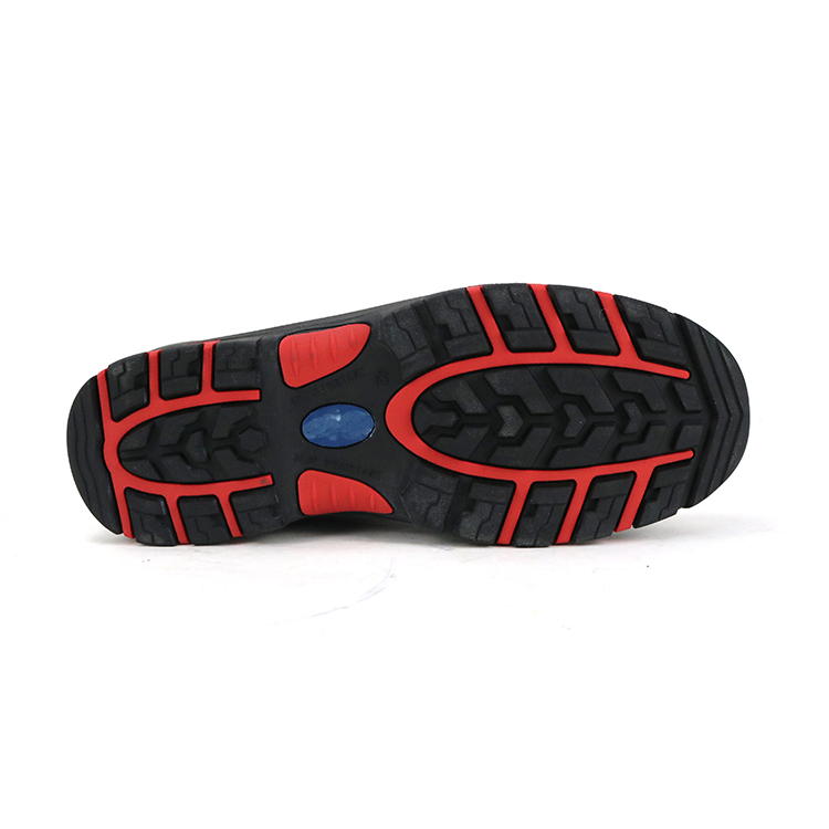 High Quality Crazy Horse PU/Rubber Mid Cut Safety Shoes