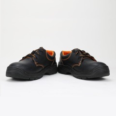 Low Cut Genuine Leather Industrial Work Protective Safety Shoes