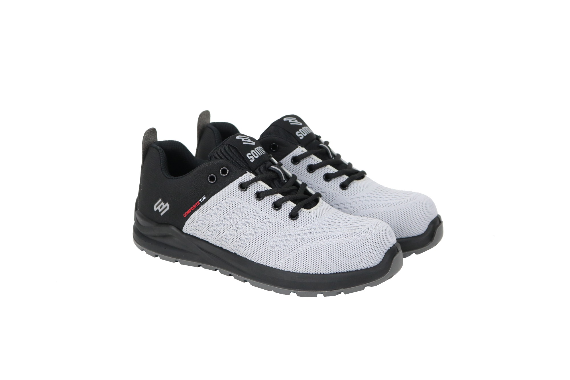 New Trend Sports Style Fly Knit Fabric Safety Shoe
