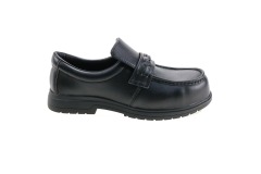 Full Grain Genuine Leather Office Use Woman Safety Shoes