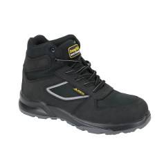 Fashional Mid Cut Nubuck Leather Safety Shoes