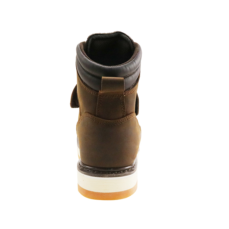 Stylish Design Welding Use Crazy Horse Leather Safety Shoes