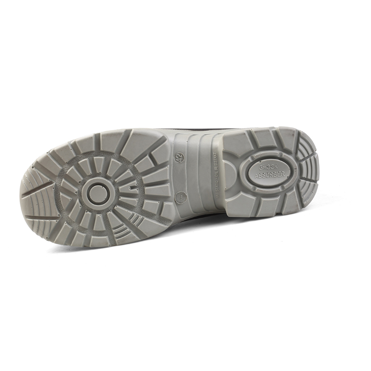 Embossed Cow Leather Low Cut Safety Shoes