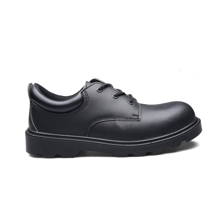 Elegant & Decent Design Genuine Leather Official Use Safety Shoes