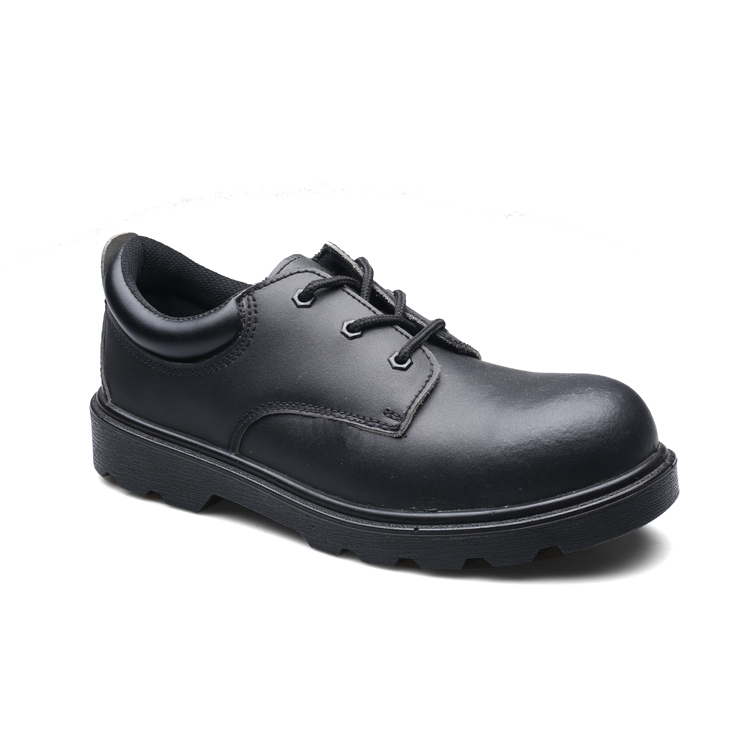 Elegant & Decent Design Genuine Leather Official Use Safety Shoes