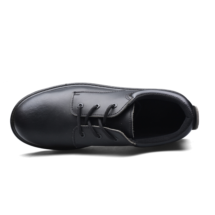 Elegant & Decent Design Genuine Leather Official Use Safety Shoes