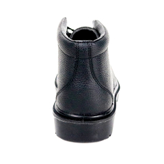 Mid Cut Cow Leather Rubber Sole Safety Boot