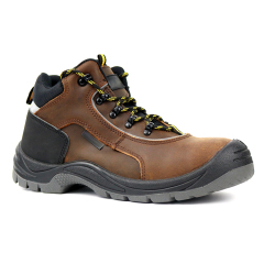 High Quality Crazy Horse PU Outsole Working Safety Shoes