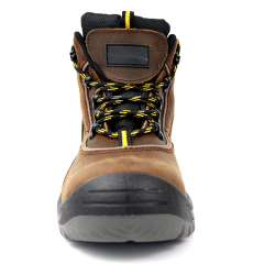 High Quality Crazy Horse PU Outsole Working Safety Shoes