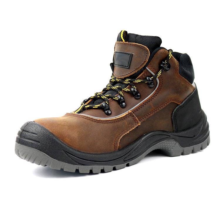 High Quality Crazy Horse PU Outsole Working Safety Shoes