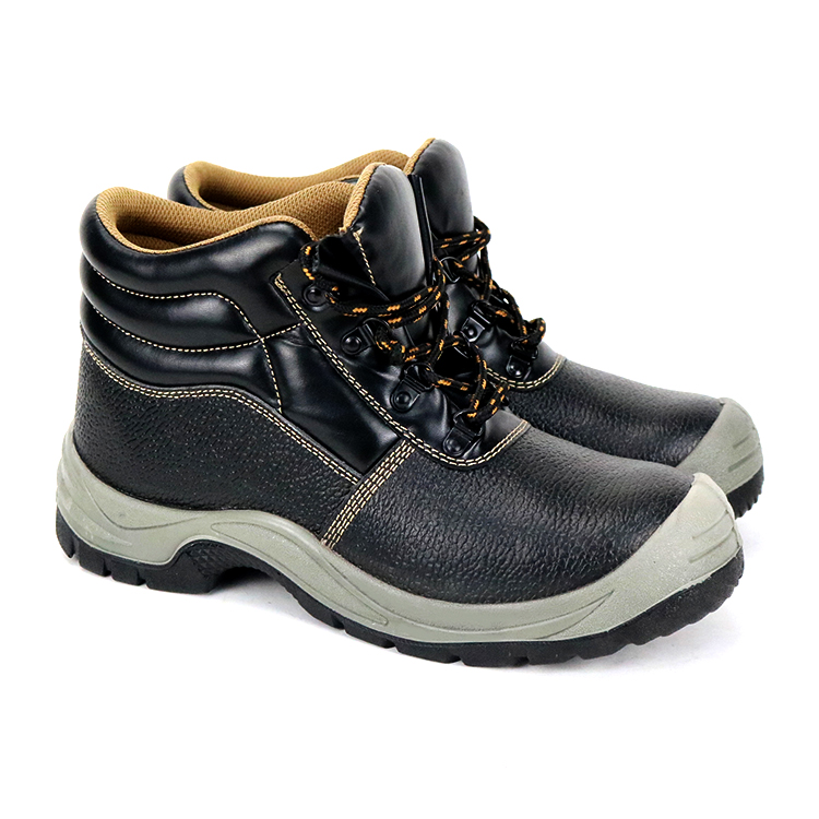 Claasic Deisgn Cow Leather Lightweight & Breathable Safety Shoes